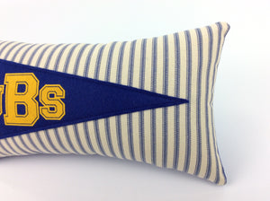 John Burroughs JBS mini pennant pillow