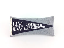 Load image into Gallery viewer, University of Mary Washington Pennant Pillow