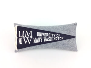 University of Mary Washington Pennant Pillow
