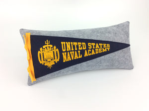 United States Naval Academy Pennant Pillow