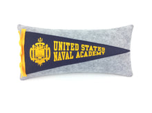 Load image into Gallery viewer, United States Naval Academy Pennant Pillow