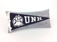 Load image into Gallery viewer, University of New Hampshire Wildcats Pennant Pillow