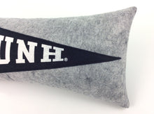 Load image into Gallery viewer, University of New Hampshire Wildcats Pennant Pillow