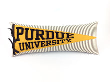 Load image into Gallery viewer, Purdue University Pennant Pillow - large