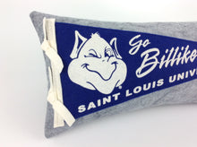 Load image into Gallery viewer, Saint Louis University Billikens Pennant Pillow SLU
