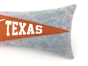 Texas Longhorns Pennant Pillow