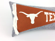 Load image into Gallery viewer, Texas Longhorns Pennant Pillow