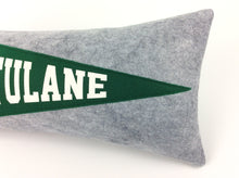 Load image into Gallery viewer, Tulane Pennant Pillow