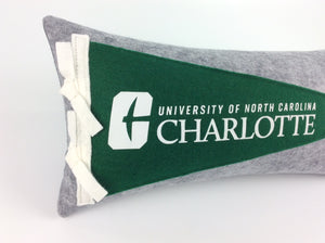 UNC Charlotte Pennant Pillow
