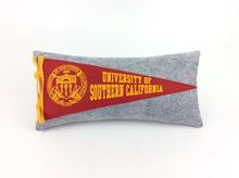 Load image into Gallery viewer, Custom order for Kristin -- USC Pennant Pillow