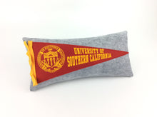 Load image into Gallery viewer, Custom order for Kristin -- USC Pennant Pillow