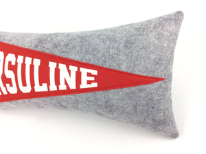 Ursuline Academy Pennant Pillow