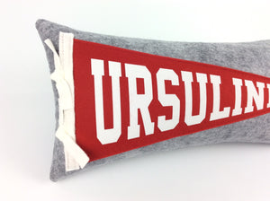 Ursuline Academy Pennant Pillow