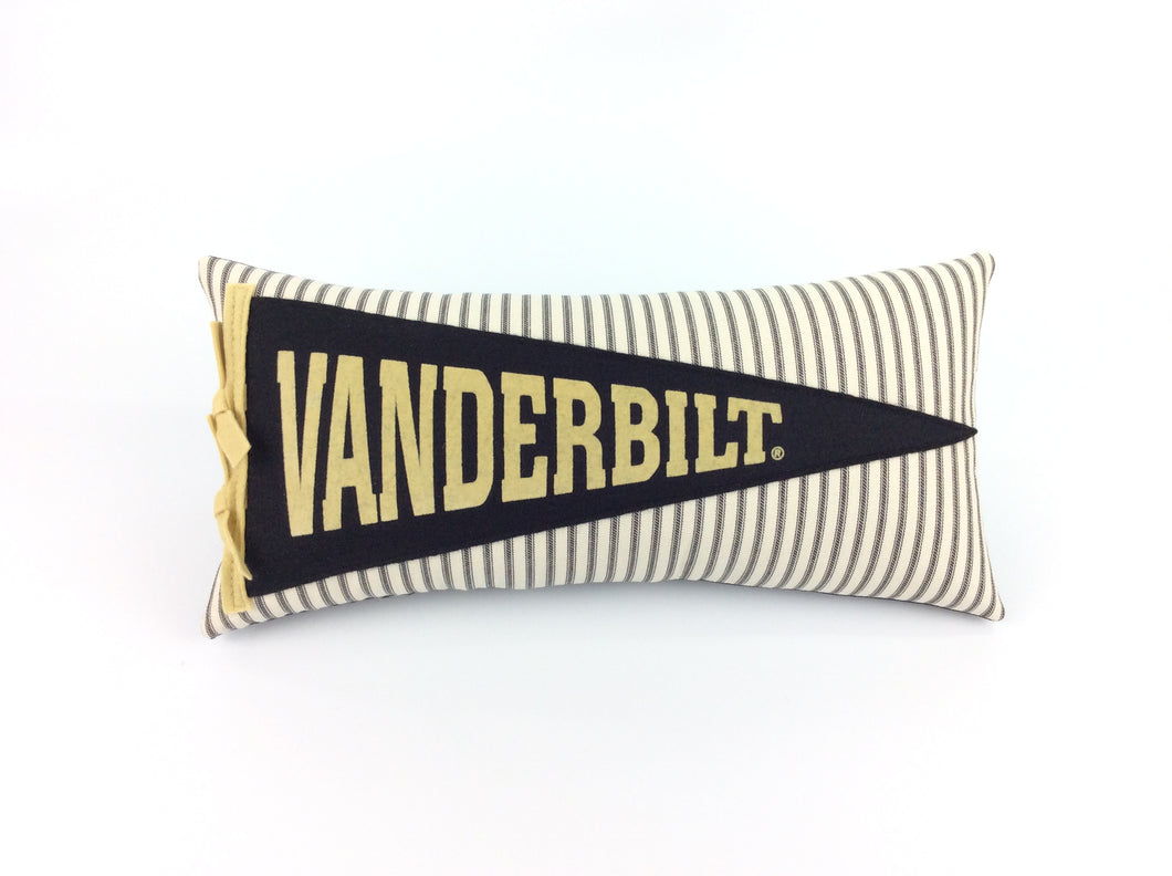 Vanderbilt Commodores Pennant Pillow