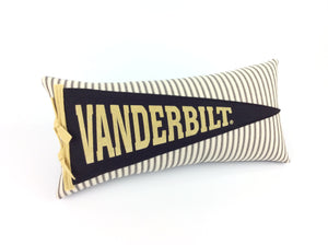 Vanderbilt Commodores Pennant Pillow