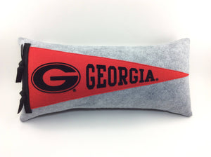 Georgia Bulldogs Pennant Pillow