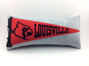 Louisville Cardinals Pennant Pillow