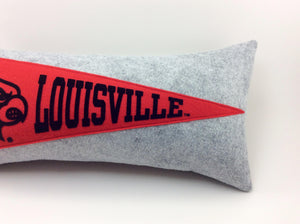 Louisville Cardinals Pennant Pillow