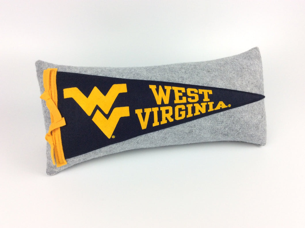 West Virginia Mountaineers Pennant Pillow