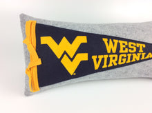 Load image into Gallery viewer, West Virginia Mountaineers Pennant Pillow