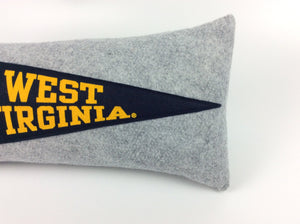 West Virginia Mountaineers Pennant Pillow