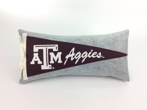 Texas A&M University Aggies Pennant Pillow