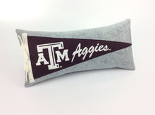 Load image into Gallery viewer, Texas A&amp;M University Aggies Pennant Pillow