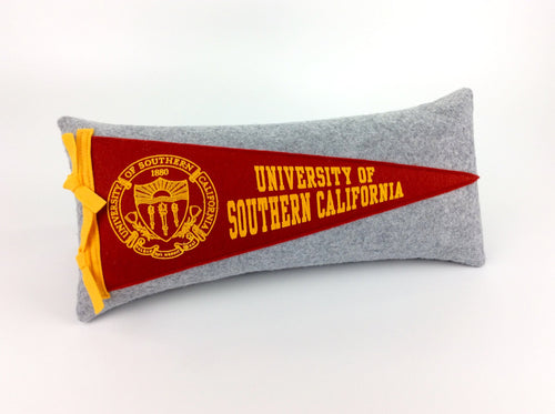 University of Southern California USC Trojans Pennant Pillow