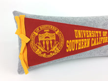 Load image into Gallery viewer, University of Southern California USC Trojans Pennant Pillow