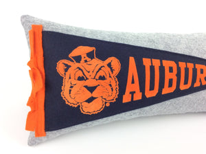 Auburn Tigers Pennant Pillow