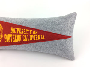 University of Southern California USC Trojans Pennant Pillow