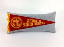 Load image into Gallery viewer, University of Southern California USC Trojans Pennant Pillow